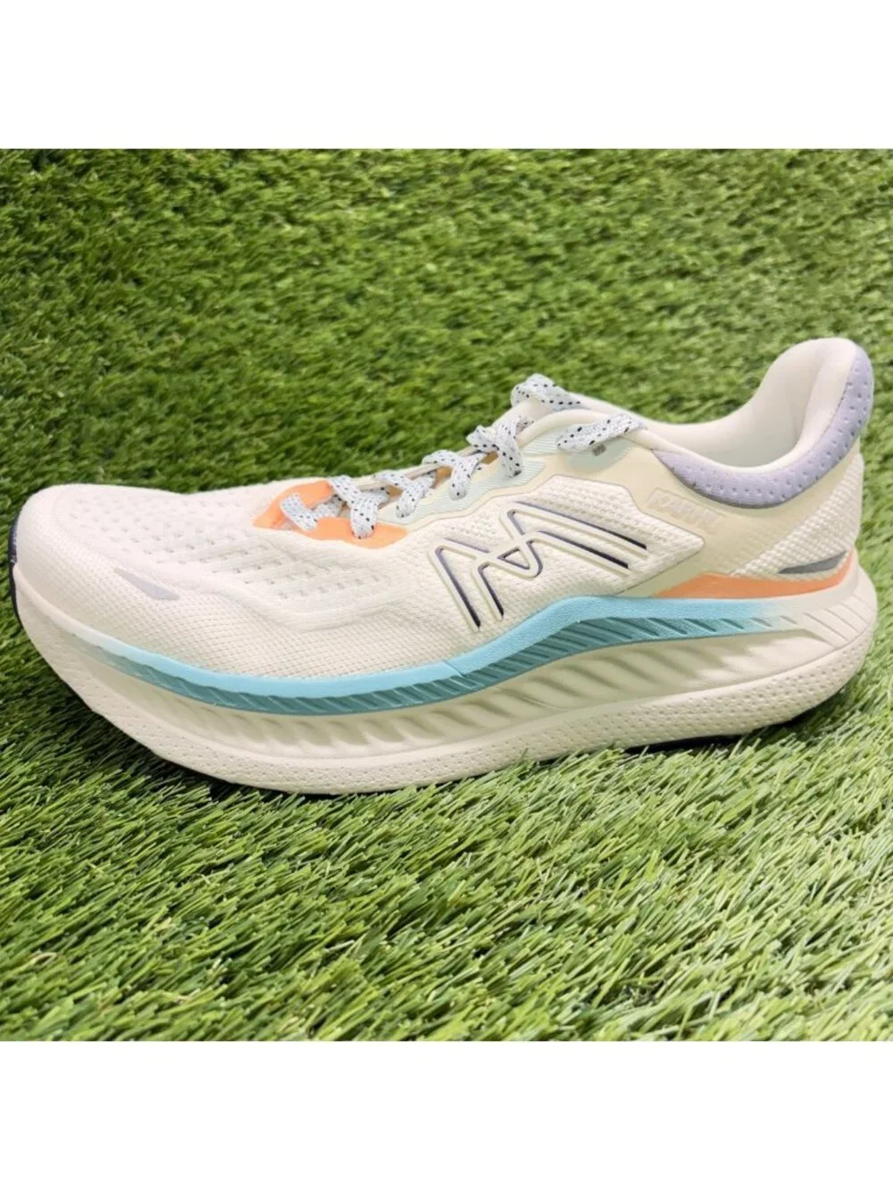 Karhu Mestari Run 2.0 Womens Size 9 White Blue Athletic Running Shoes Sneakers